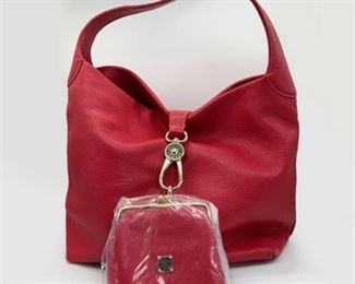 Lot 166
Dooney & Bourke Red Pebble Satchel