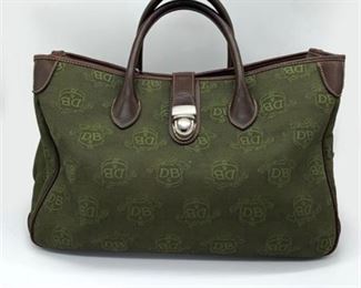 Lot 168
Dooney & Bourke Canvas Retro Buckle Bag