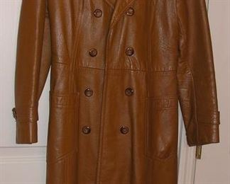 Stunning Vintage Leather Coat