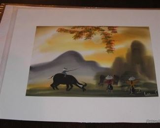 Hand Painted on silk