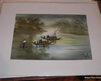 Hand Painted on silk