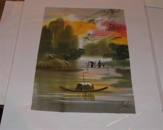 Hand Painted on silk