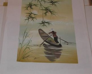 Hand Painted on silk