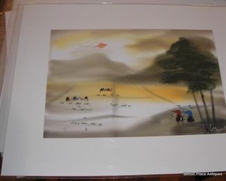 Hand Painted on silk