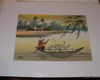 Hand Painted on silk