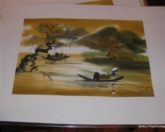 Hand Painted on silk