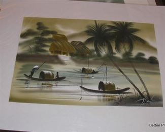 Hand Painted on silk