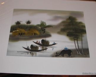 Hand Painted on silk