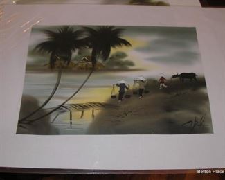 Hand Painted on silk