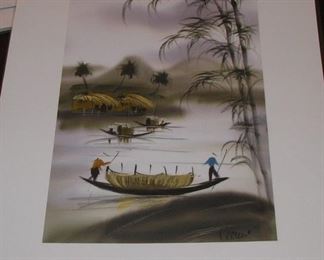 Hand Painted on silk