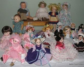Madame Alexander Dolls, all have boxes