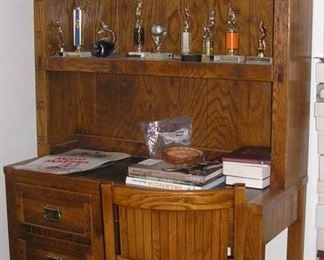 Bookshelf Desk and Chair