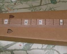 Cardboard and Wood Instrument