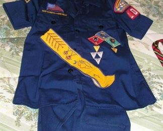 Vintage 1970 era Boy Scout Uniform