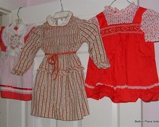 Vintage Girl's Smocked dresses