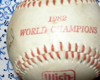 The Ball that Steve Musial Signed