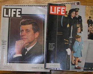 President Kennedy Life Magazines
