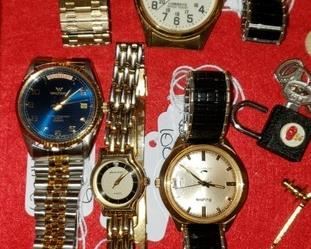 Waltham, Bulova vintage watches, batteries replaced, watches checked out and all work.