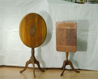 Two Folding Side Tables - Sold Separately