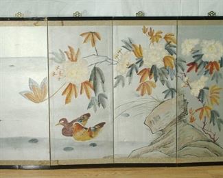 Oriental Silk Screen
