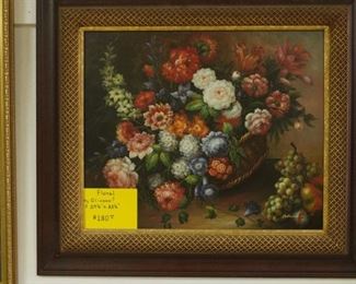 Oil on Canvas by Olirson? approx 29.5" x 33.5"