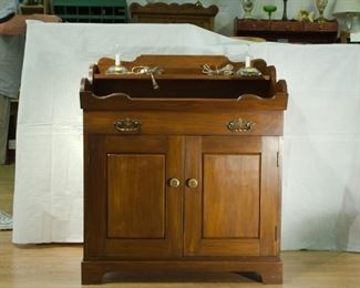 Dry Sink and 2 Candle Style Dresser Lights. Sold separately.