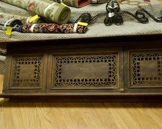 Wall Decor - (appears to be off of a piano; center section swings out at bottom)