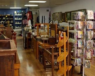 View along the second aisle from the north wall