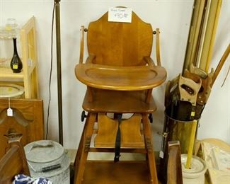 Wooden High-Chair