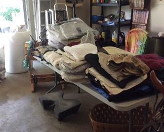 Horse blankets, saddle pads