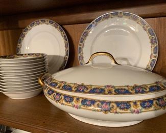 Set of Limoges bone China is only $200 plus tax