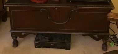 This antique/vintage cedar chest is being sold As-Is for only $125 plus tax