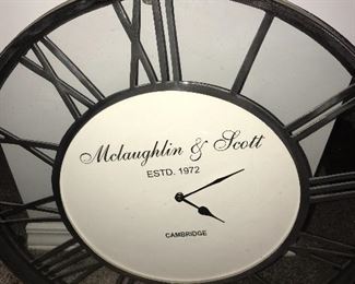 MCLAUGHLIN & SCOTT CAMBRIDGE WALL CLOCK