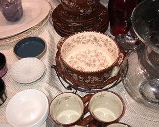 TEMP-TATIONS STONEWARE DINNERWARE