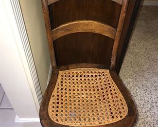 VINTAGE CANE BOTTOM CHAIR