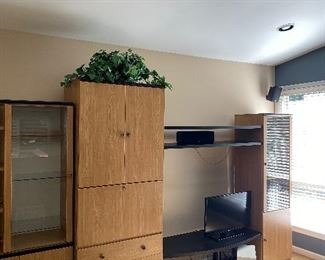 LARGE CONTEMPORARY WALL UNIT-4 PIECE
161” LENGTH x 85” HEIGHT x 19" DEPTH