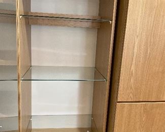 LARGE CONTEMPORARY WALL UNIT-4 PIECE
161” LENGTH x 85” HEIGHT x 19" DEPTH