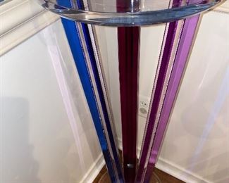 COLORFUL SHLOMI HAZIZA LUCITE SCULPTURE
64” HEIGHT x 15” DIAMETER