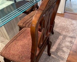 UPHOLSTERED TRADITIONAL CHAIRS BY ASHLEY FURNITURE -10 CHAIRS