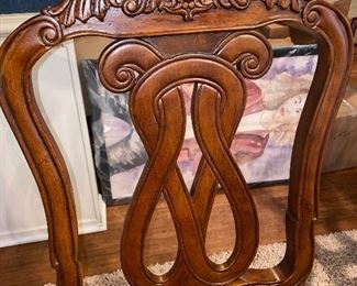 UPHOLSTERED TRADITIONAL CHAIRS BY ASHLEY FURNITURE -10 CHAIRS