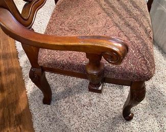 UPHOLSTERED TRADITIONAL CHAIRS BY ASHLEY FURNITURE -10 CHAIRS