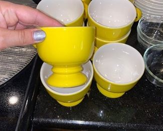 VINTAGE YELLOW MIKASA CHINA SET