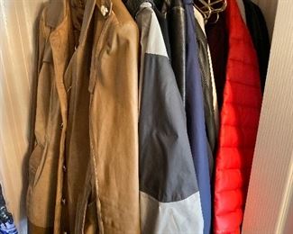 WOMENS AND MENS COATS AND JACKETS