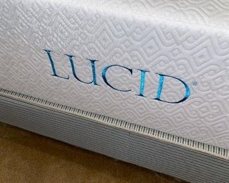 FULL SIZE LUCID 12” MEMORY FOAM MATTRESS AND BOXSPRING (NO FRAME)