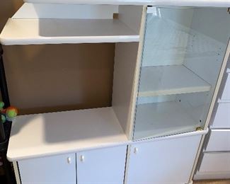 FORMICA GLASS CABINET