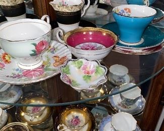 COLLECTION OF TEACUPS