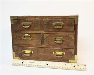 Five Drawer Wooden Box