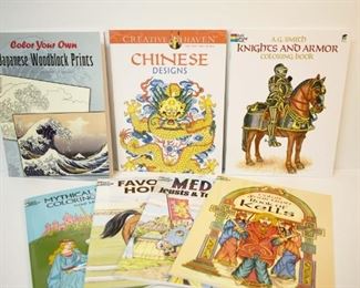 7 Various Coloring Books