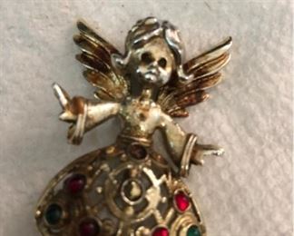 Avon angel pin