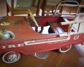 Vintage Pedal FireTruck